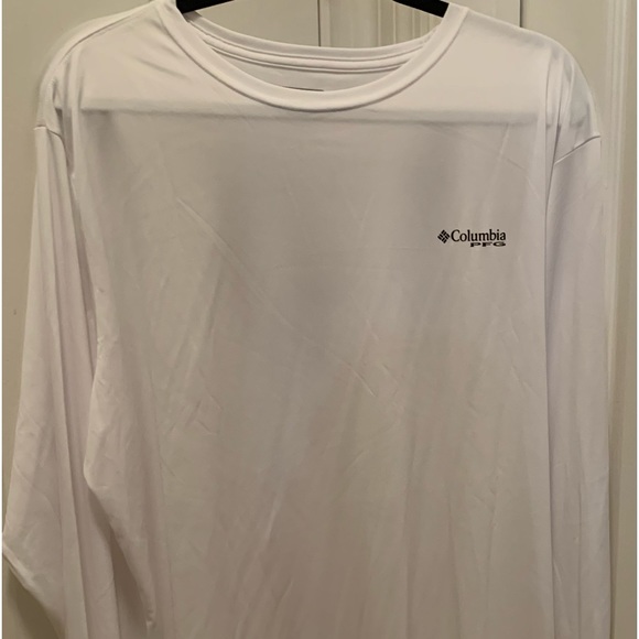 Columbia Long Sleeve Fishing Shirt, Men's XL cotton black type Vintage Second Hand